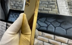 Hình ảnh iPhone 12 Pro có giá 160 triệu đồng tại Việt Nam được mạ vàng 24K