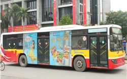 Biển quảng cáo "trùm kín" xe buýt, Transerco nói gì?