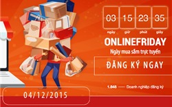 Ngân hàng chiết khấu đến 50% giá trị hóa đơn khi mua hàng Ngày Online Friday 4/12