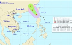 Tin bão số 9 trên biển Đông, miền Bắc mưa dông diện rộng