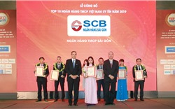 SCB vinh dự nhận danh hiệu "Top 10 ngân hàng thương mại cổ phần tư nhân uy tín năm 2019"