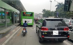 Mức xử phạt khi điều khiển phương tiện chạy vào làn xe buýt nhanh