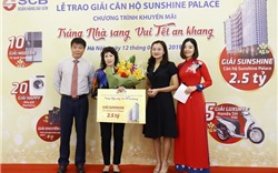SCB trao giải cho khách hàng trúng thưởng căn hộ cao cấp Sunshine Palace