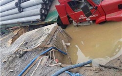 Hà Nội: Vỡ đường ống nhà máy nước sông Đuống, hàng nghìn hộ dân nguy cơ mất nước