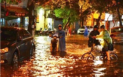 Cảnh báo ngập lụt cho khu vực nội thành Hà Nội