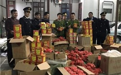 Lạng Sơn: Thu giữ gần 900kg pháo nổ vận chuyển trái phép từ đường biên giới