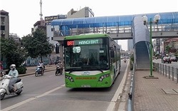 Hà Nội tăng tần suất xe buýt nhanh BRT trong giờ cao điểm