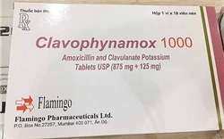 Sở y tế thu hồi thuốc viên nén bao phim Clavophynamox 1000