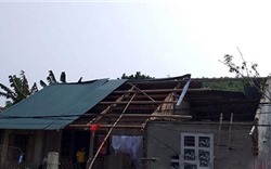 Bình Thuận: Mưa lớn và lốc xoáy làm tốc mái nhiều nhà dân