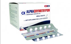 Bộ y tế thu hồi lô thuốc kháng viêm Alphachymotrypsin 4200