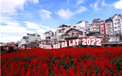 Người dân nô nức check-in tại Festival Hoa Đà Lạt 2022