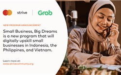 Mastercard và Grab ra mắt chương trình “Doanh nghiệp nhỏ, Ước mơ lớn”