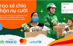 Mastercard, Grab và UNICEF hợp tác tặng gói hỗ trợ \"Trao sẻ chia, nhận nụ cười\"