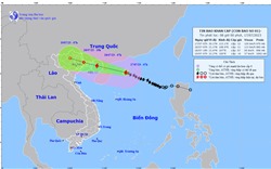 Tin bão khẩn cấp: Bão số 1 giật cấp 15, tiến nhanh vào ven biển Quảng Ninh - Hải Phòng