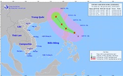 Bão DOKSURI giật trên cấp 17, khả năng trở thành siêu bão tiến gần Biển Đông
