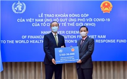  Việt Nam ủng hộ 50.000 USD cho Quỹ ứng phó với Covid-19 của WHO 