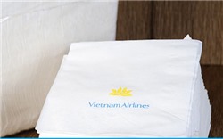 Phát hiện xưởng sản xuất giấy ăn giả nhãn hiệu Vietnam Airlines