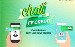 FE Credit thêm tính năng nhắn tin trực tuyến miễn phí trên ứng dụng