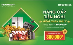 Cùng FE Credit săn sales Nguyễn Kim, sắm Tết rộn ràng