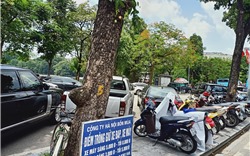 Quận Hoàn Kiếm: Điểm trông giữ xe nuốt trọn vỉa hè, tự phát giá trái quy định