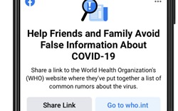  Facebook siết chặt quản lý thông tin về COVID-19 