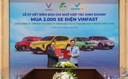 Taxi Lavi chuyển đổi toàn bộ sang xe điện Vinfast 