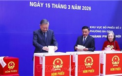 Hoàn thành tốt đẹp công tác bỏ phiếu bầu cử trên cả nước 