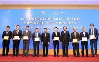 Công bố 31 nhà tài trợ cho năm APEC 2017