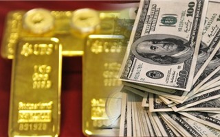 Giá vàng lao dốc, USD tăng giá cao nhất trong một năm qua
