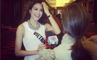 Đài ABS-CBN (Philippines) phỏng vấn Phạm Hương: "Tôi ở đây để biến giấc mơ thành sự thật"