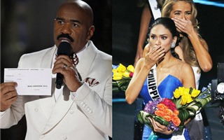 Xuất hiện clip người đàn ông bí ẩn xuất hiện trong lúc công bố Miss Universe 2015