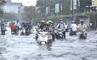 Ngày 15 và 16/11 triều cường đạt đỉnh, nhiều tuyến đường Sài Gòn ngập lụt