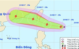 Tin bão mới nhất: Bão số 6 Hato trên Biển Đông