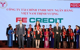 FE Credit nhận giải thưởng “Thương Hiệu Mạnh Việt Nam 2016”
