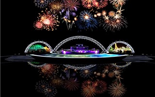 Sân khấu pháo hoa Đà Nẵng 2018 tạo bất ngờ với những “biểu tượng lạ”