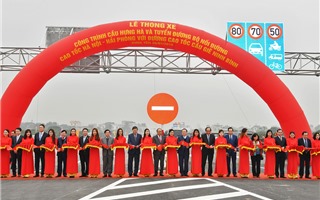 Thông xe tuyến đường nối 2 cao tốc Hà Nội-Hải Phòng và Cầu Giẽ-Ninh Bình