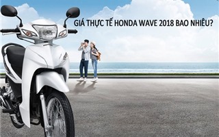 Honda Wave 2018 có gì mới, giá bao nhiêu?