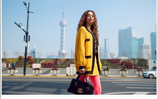 Dấn ấn thời trang hiệu Gucci của Hồ Ngọc Hà tại Bến Thượng Hải