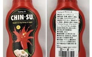Nhật Bản thu hồi hơn 18.000 chai tương ớt Chin-su vì chứa chất cấm
