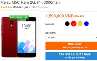 Điện thoại Trung Quốc Meizu đang được rao bán như thế nào ở Việt Nam?