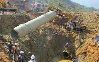 Đường ống nước sông Đà gặp sự cố lần thứ 12