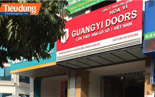 Cửa thép vân gỗ GUANGYI DOORS vi phạm luật quảng cáo, "tự nhận" là số 1 Việt Nam?