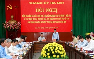 Hà Nội đi đầu trong phát triển văn hóa, con người Việt Nam