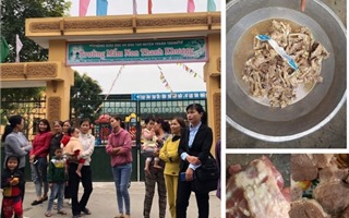 Vụ trường mầm non ở Bắc Ninh bị tố dùng thực phẩm bẩn: Đã có kết quả kiểm nghiệm thịt gà
