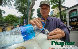 Những trụ nước sạch uống tại vòi đầu tiên trên đường phố Hà Nội