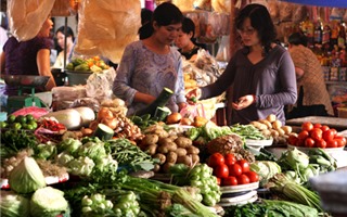 Giá thực phẩm tại Hà Nội có xu hướng tăng
