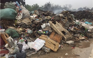 Vĩnh Phúc: Người dân xã Đồng Văn kêu cứu vì ô nhiễm từ lò đốt rác thủ công