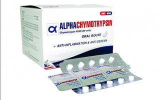 Bộ y tế thu hồi lô thuốc kháng viêm Alphachymotrypsin 4200