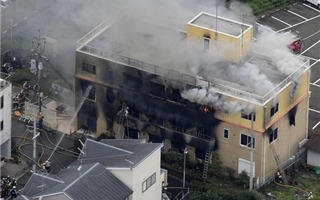 Cháy xưởng phim hoạt hình nổi tiếng tại Nhật Bản, nhiều người thương vong