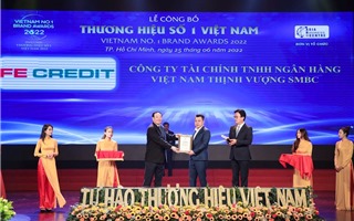 FE CREDIT nhận Giải thưởng Thương hiệu số 1 Việt Nam 2022